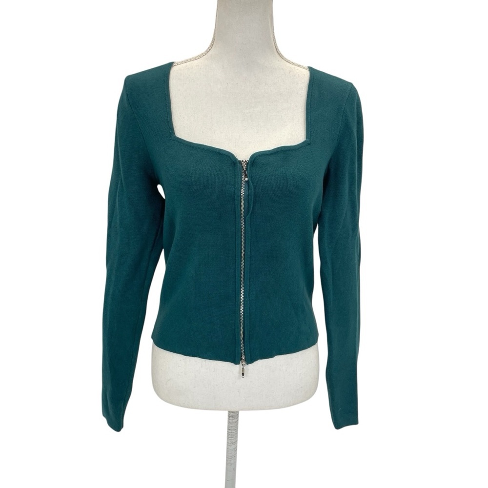 Abercrombie & Fitch Cardigan Sweater Large Green